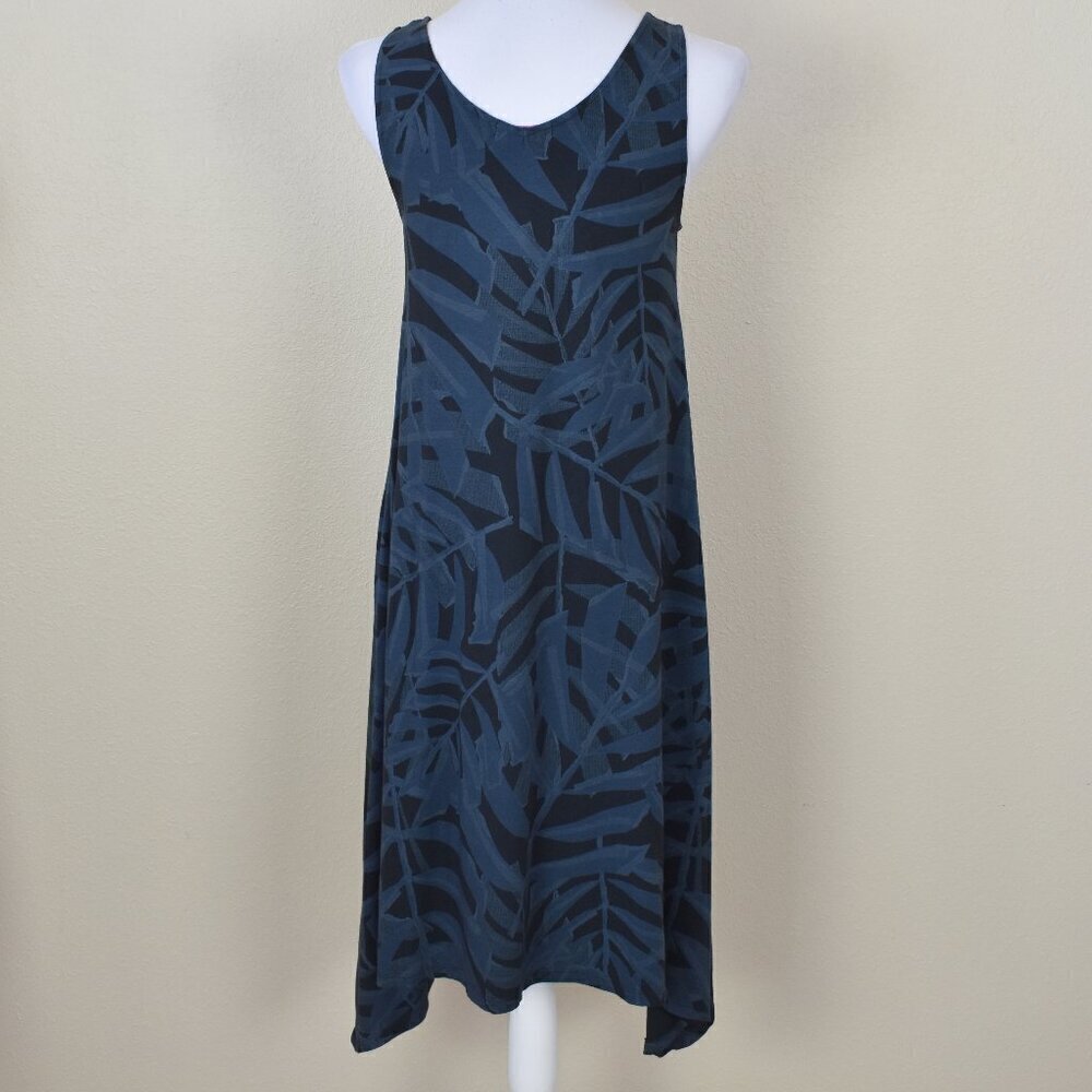 Fresh Produce Printed Tropical Asymmetrical Jersey Dress - S - Picture 6 of 9